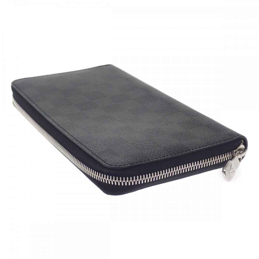 ルイヴィトン LOUIS VUITTON ジッピー・オーガナイザー NM N60111 ダミエグラフィット 長財布 ブラック メンズ【中古】【Aランク】