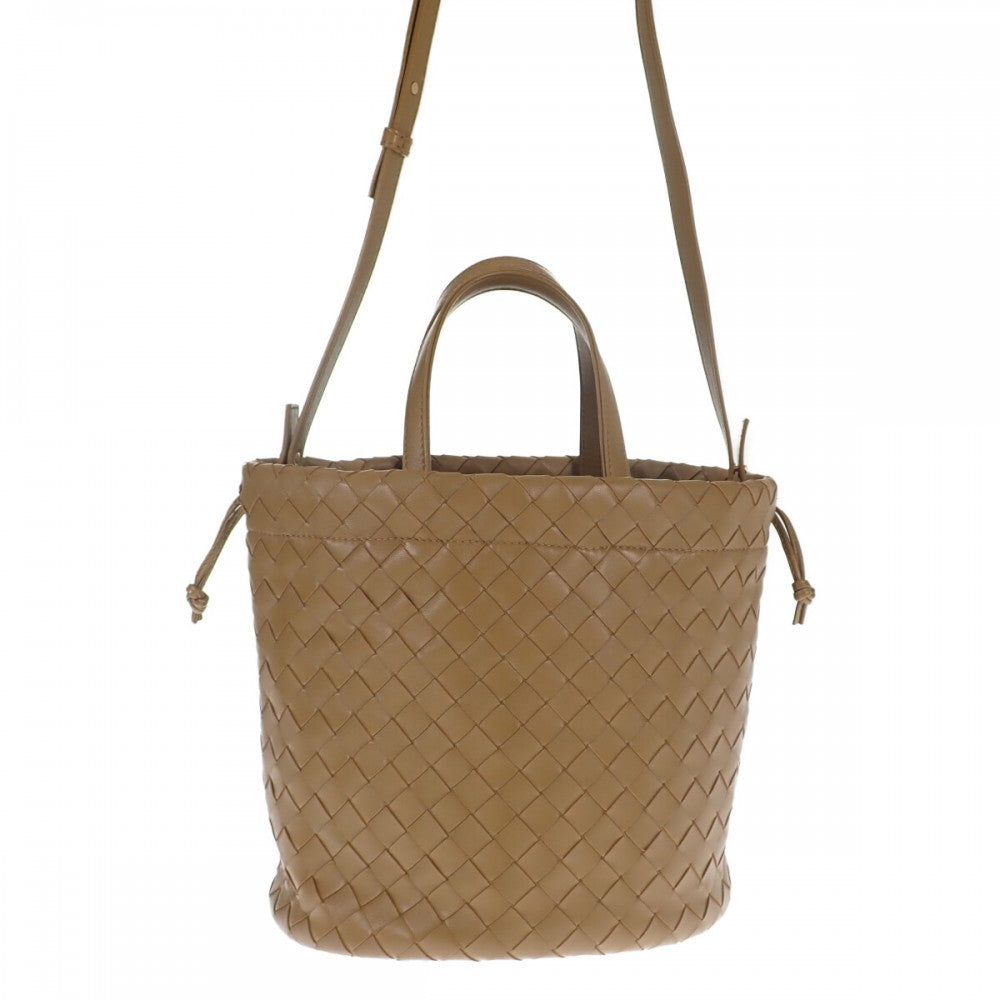 ボッテガヴェネタ BOTTEGA VENETA スモールカステッロ 753067VCPP17746 ショルダーバッグ ラムスキン エイコーン レディース【中古】【Aランク】