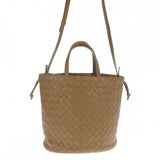 ボッテガヴェネタ BOTTEGA VENETA スモールカステッロ 753067VCPP17746 ショルダーバッグ ラムスキン エイコーン レディース【中古】【Aランク】