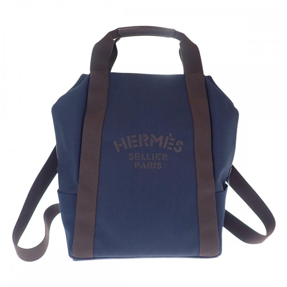 エルメス HERMES グルーム バックパック H800642EK リュック・デイパック トワルシェブロン フー メンズ レディース【中古】【Aランク】