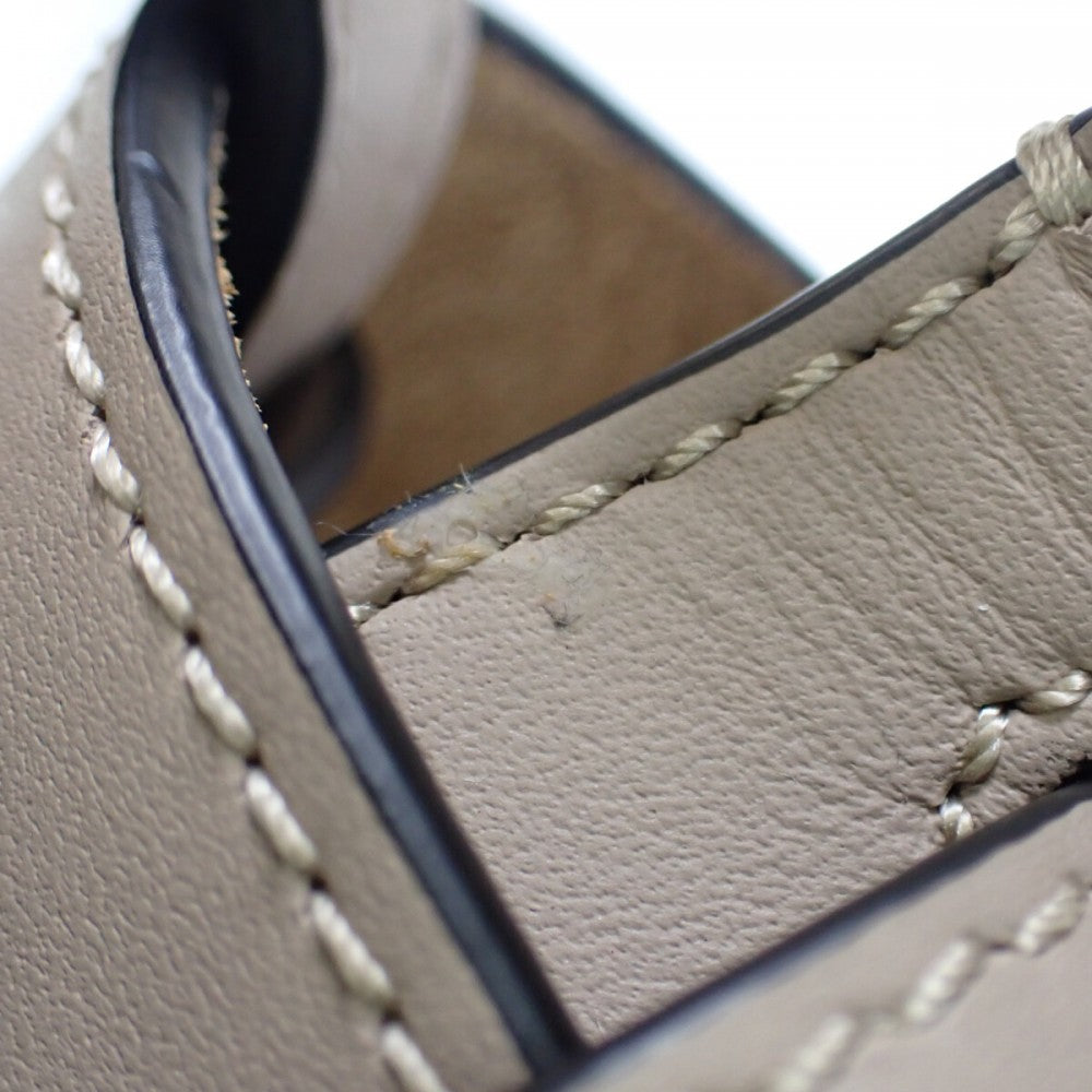 ロエベ LOEWE ゲート デュアルバッグミニ A650N46X13 ショルダーバッグ ソフトカーフスキン サンド レディース【中古】【Aランク】