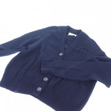 メゾンマルジェラ MAISON MARGIELA Decontracte ラグランスリーブ 2022SS L S51GP0255 カーディガン コットン ネイビー メンズ レディース【中古】【ABランク】
