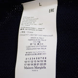 メゾンマルジェラ MAISON MARGIELA Decontracte ラグランスリーブ 2022SS L S51GP0255 カーディガン コットン ネイビー メンズ レディース【中古】【ABランク】