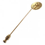 エルメス HERMES セリエ ピン ブローチ メタル ゴールド レディース メンズ【中古】【ABランク】