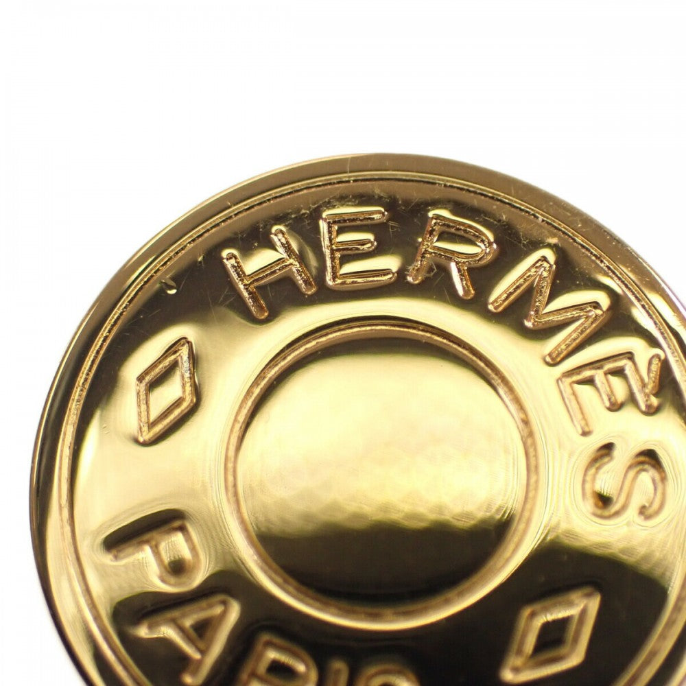 エルメス HERMES セリエ ピン ブローチ メタル ゴールド レディース メンズ【中古】【ABランク】