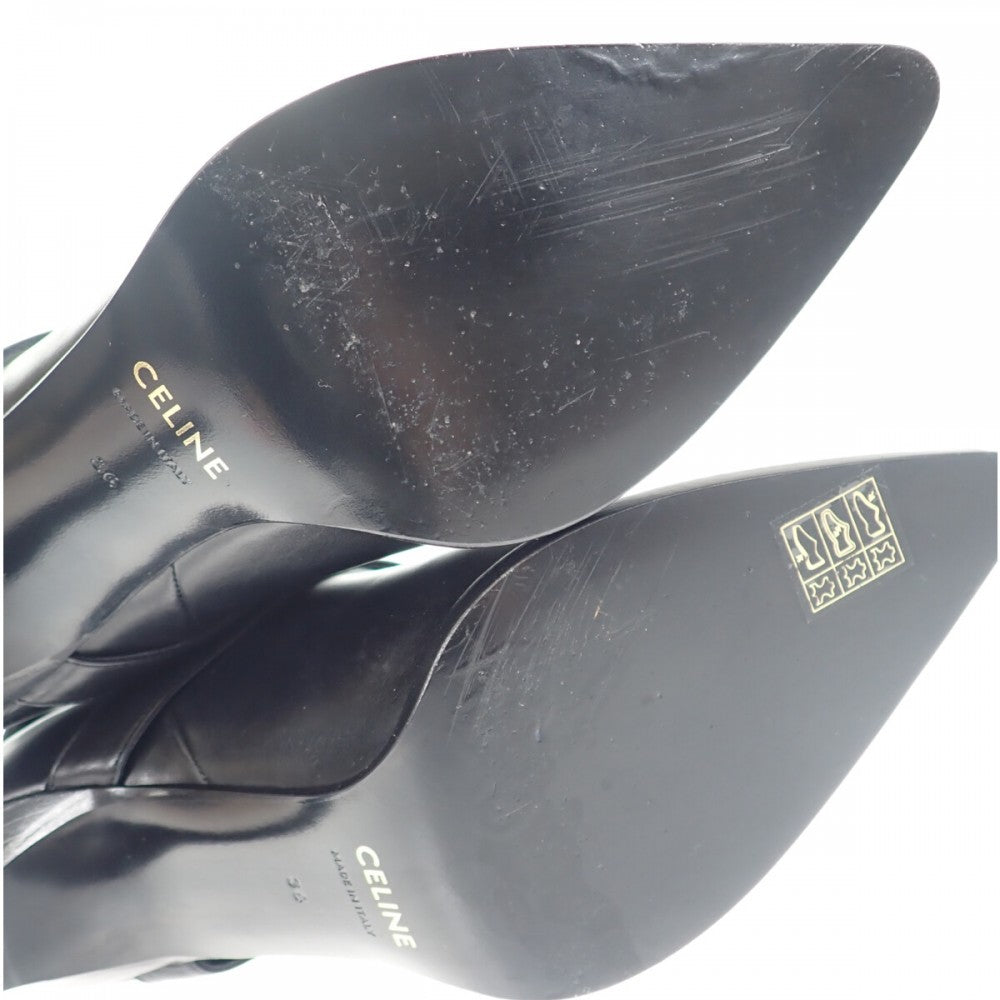 セリーヌ CELINE ベルヌイユ ハイ ロング 36 351363314C.38NO ブーツ カーフ ブラック レディース【中古】【Aランク】