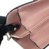 グッチ GUCCI インターロッキングG アウトレット ショルダーバッグ カーフ ピンク ゴールド金具 レディース【中古】【ABランク】