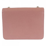 グッチ GUCCI インターロッキングG アウトレット ショルダーバッグ カーフ ピンク ゴールド金具 レディース【中古】【ABランク】