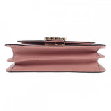 グッチ GUCCI インターロッキングG アウトレット ショルダーバッグ カーフ ピンク ゴールド金具 レディース【中古】【ABランク】