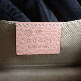 グッチ GUCCI インターロッキングG アウトレット ショルダーバッグ カーフ ピンク ゴールド金具 レディース【中古】【ABランク】