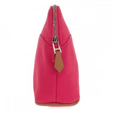 エルメス HERMES ボリード ミニ 20 ポーチ キャンバス レザー ピンク レディース【中古】【ABランク】