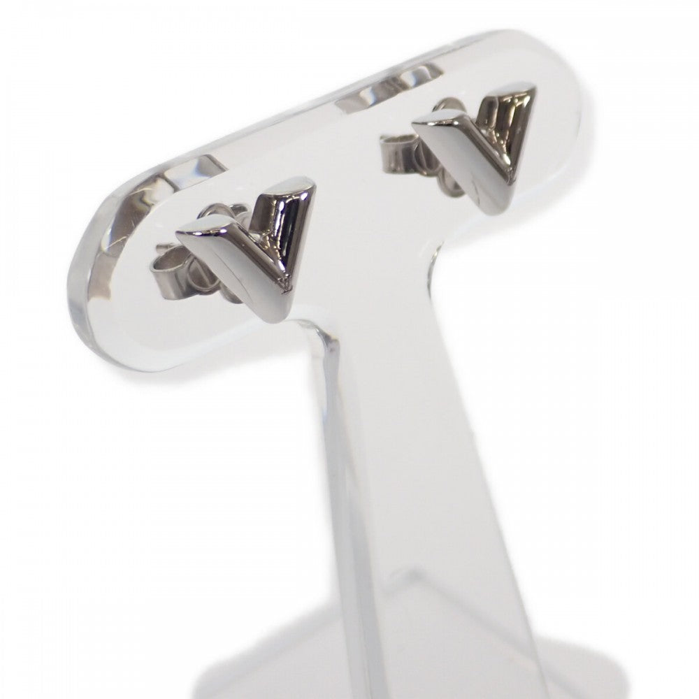 ルイヴィトン LOUIS VUITTON エセンシャルV M63208 ピアス メタル シルバー レディース【中古】【Aランク】