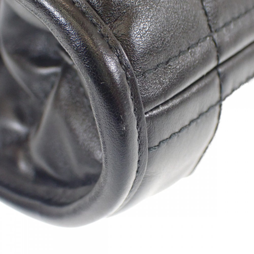 グッチ GUCCI キルティングミディアムトート 746210_DAAAN_1000 2WAYバッグ レザー ブラック レディース【中古】【Aランク】