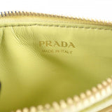 プラダ PRADA サフィアーノ カードホルダー 1MC086_QHH_F0322 カードケース レザー シトロンイエロー レディース【中古】【Aランク】