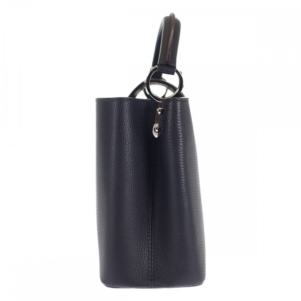 ルイヴィトン LOUIS VUITTON カプシーヌPM M42242 2WAYバッグ ハンドバッグ トリヨンレザー ノワール フューシャ レディース【中古】【Aランク】