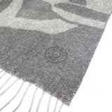 エルメス HERMES シェーヌ・ダンクル・オプティック H394070T_02 マフラー カシミヤ アントラサイト フランネルグレー メンズ【中古】【Sランク】