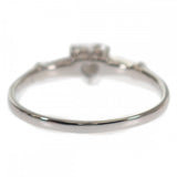 デザイン ジュエリー ハート 15号 リング Pt900プラチナ ダイヤモンド レディース【中古】【Aランク】