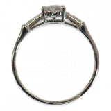 デザイン ジュエリー ハート 15号 リング Pt900プラチナ ダイヤモンド レディース【中古】【Aランク】