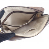 グッチ GUCCI オフィディア GGスプリーム メッセンジャーバッグ ショルダーバッグ PVCコーティングキャンバス レザー ブラウン レディース【中古】【Aランク】