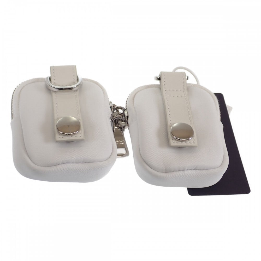 プラダ PRADA アディダス Re-Nylon フォーラム ローカット 2EG390 スニーカー ナイロン ホワイト メンズ【中古】【SAランク】