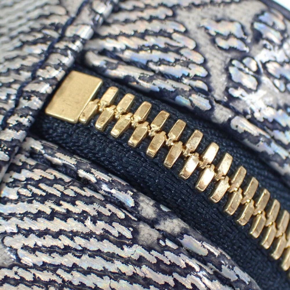 ルイヴィトン LOUIS VUITTON ミクロ ヴァニティ M82467 2WAYバッグ ハンドバッグ モノグラム ジャガード デニム ネイビー レディース【中古】【Aランク】