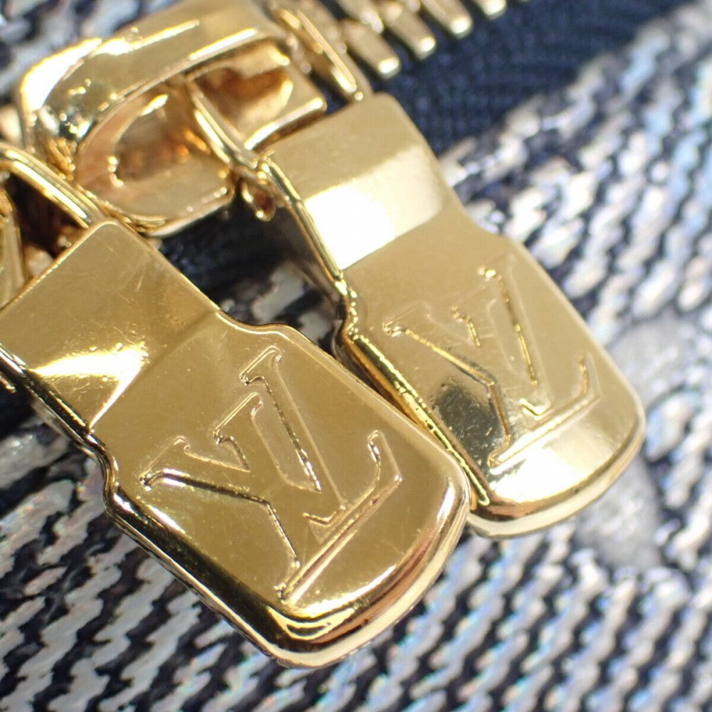 ルイヴィトン LOUIS VUITTON ミクロ ヴァニティ M82467 2WAYバッグ ハンドバッグ モノグラム ジャガード デニム ネイビー レディース【中古】【Aランク】