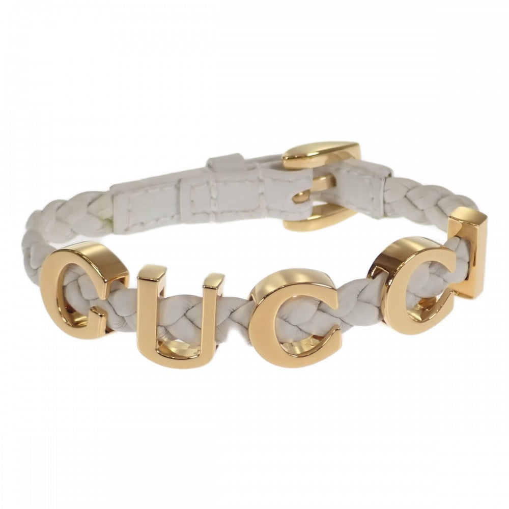 グッチ GUCCI 編み込み 684631_IAAA1_8078 ブレスレット レザー 