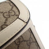 グッチ GUCCI ホースビット 1955 602204_92TCG_9761 ショルダーバッグ GGスプリームキャンバス レザー ベージュ エボニー ゴールド金具 レディース【中古】【SAランク】