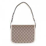 グッチ GUCCI ホースビット 1955 602204_92TCG_9761 ショルダーバッグ GGスプリームキャンバス レザー ベージュ エボニー ゴールド金具 レディース【中古】【SAランク】
