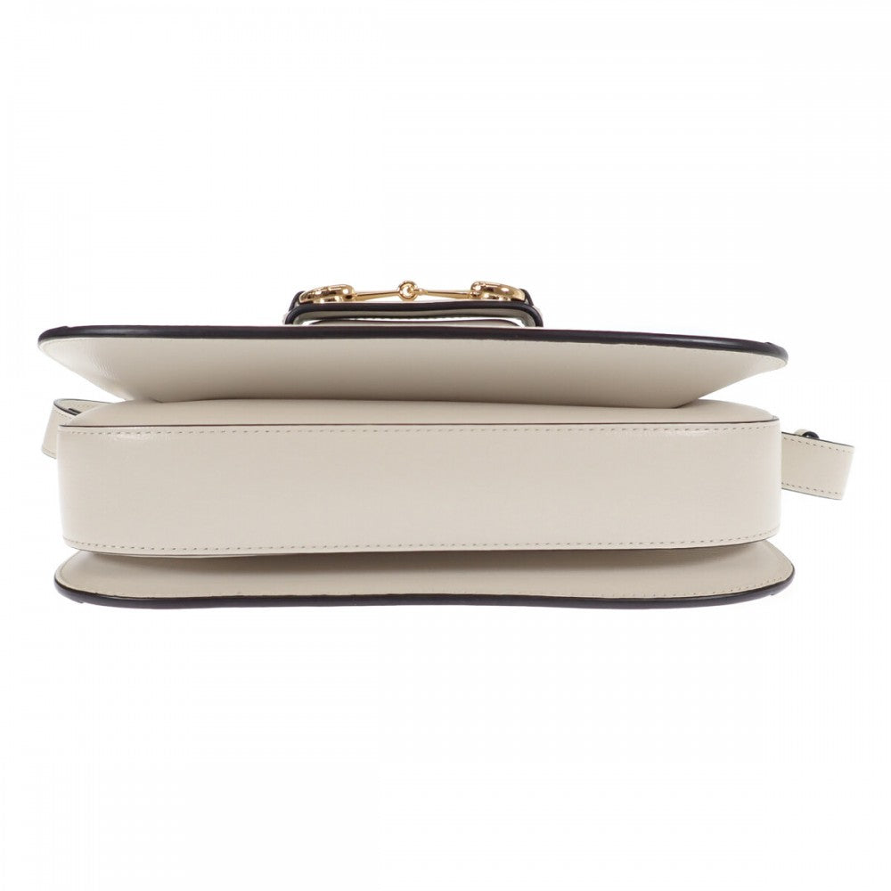 グッチ GUCCI ホースビット 1955 602204_92TCG_9761 ショルダーバッグ GGスプリームキャンバス レザー ベージュ エボニー ゴールド金具 レディース【中古】【SAランク】