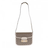グッチ GUCCI ホースビット 1955 602204_92TCG_9761 ショルダーバッグ GGスプリームキャンバス レザー ベージュ エボニー ゴールド金具 レディース【中古】【SAランク】