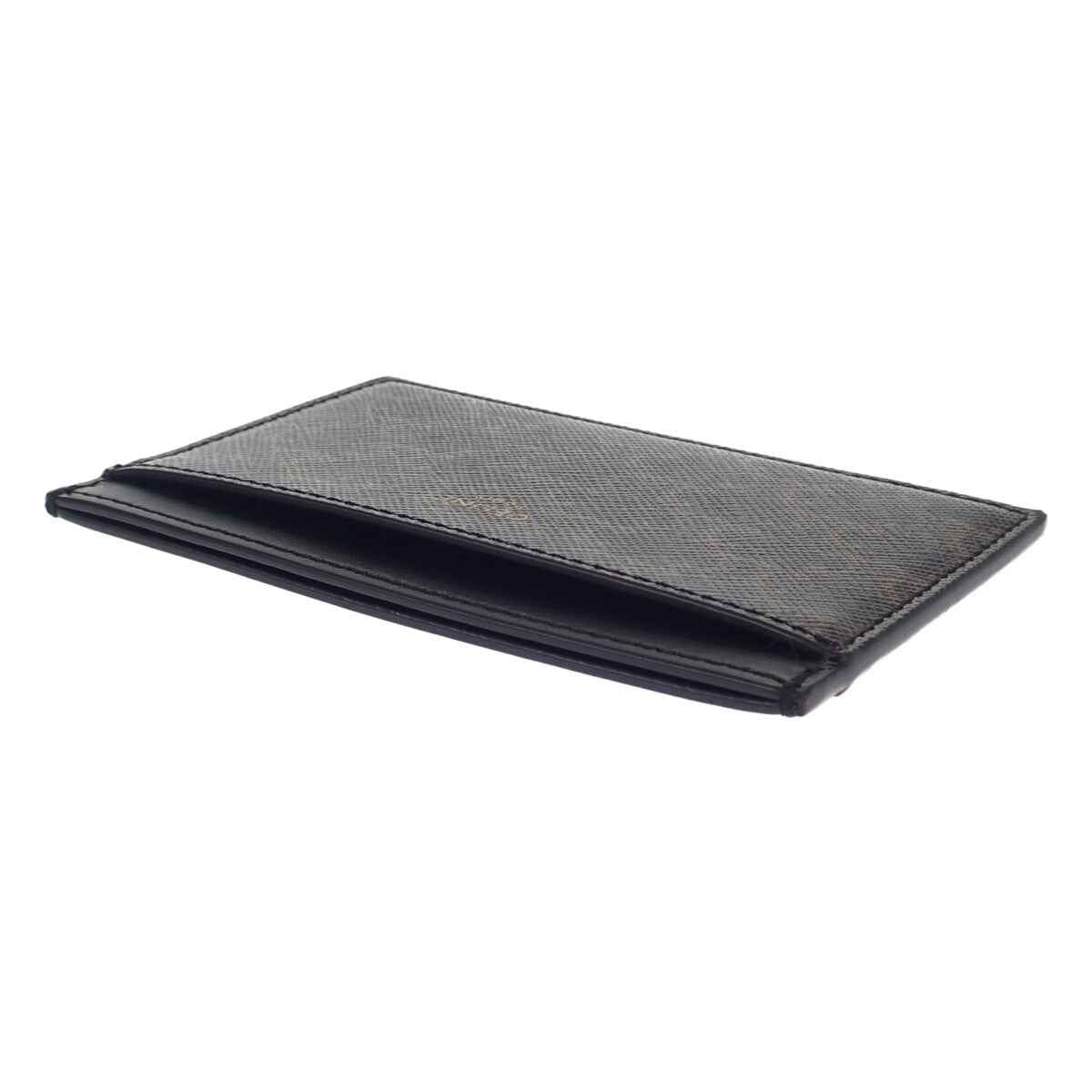 セリーヌ CELINE カードホルダー 10B702BQ4.38NO カードケース PVC カーフ ブラック レディース【中古】【Aランク】