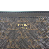セリーヌ CELINE カードホルダー 10B702BQ4.38NO カードケース PVC カーフ ブラック レディース【中古】【Aランク】