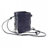 ボッテガヴェネタ BOTTEGA VENETA カセットミニクロスボディバケット 680217VCQC48837 ショルダーバッグ イントレチャート ブラック レディース【中古】【Aランク】