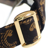 セリーヌ CELINE トリオンフモノグラム ベースボール S 2AUA1731O キャップ コットン ブラウン レディース【中古】【Aランク】