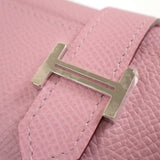 エルメス HERMES ベアン 4連 キーケース ヴォーエプソン モーヴシルベストル シルバー金具 レディース【中古】【SAランク】