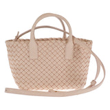 ボッテガヴェネタ BOTTEGA VENETA ミニ カバ 781670V1OW16917 2WAYバッグ ハンドバッグ ラムスキン ロータス レディース【中古】【Aランク】