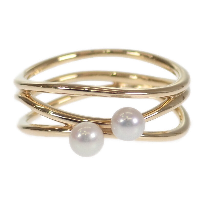 タサキ TASAKI 淡水真珠 11号 RC-4385-18KYG リング K18イエローゴールド 淡水パール レディース【中古】【Aランク】