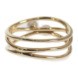 タサキ TASAKI 淡水真珠 11号 RC-4385-18KYG リング K18イエローゴールド 淡水パール レディース【中古】【Aランク】