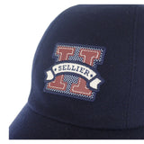 エルメス HERMES デイヴィス・H・セリエ キャスケット 23AW 58 H232032N_I258 キャップ カシミヤ シルク レーヨン ネイビー メンズ レディース【中古】【Sランク】