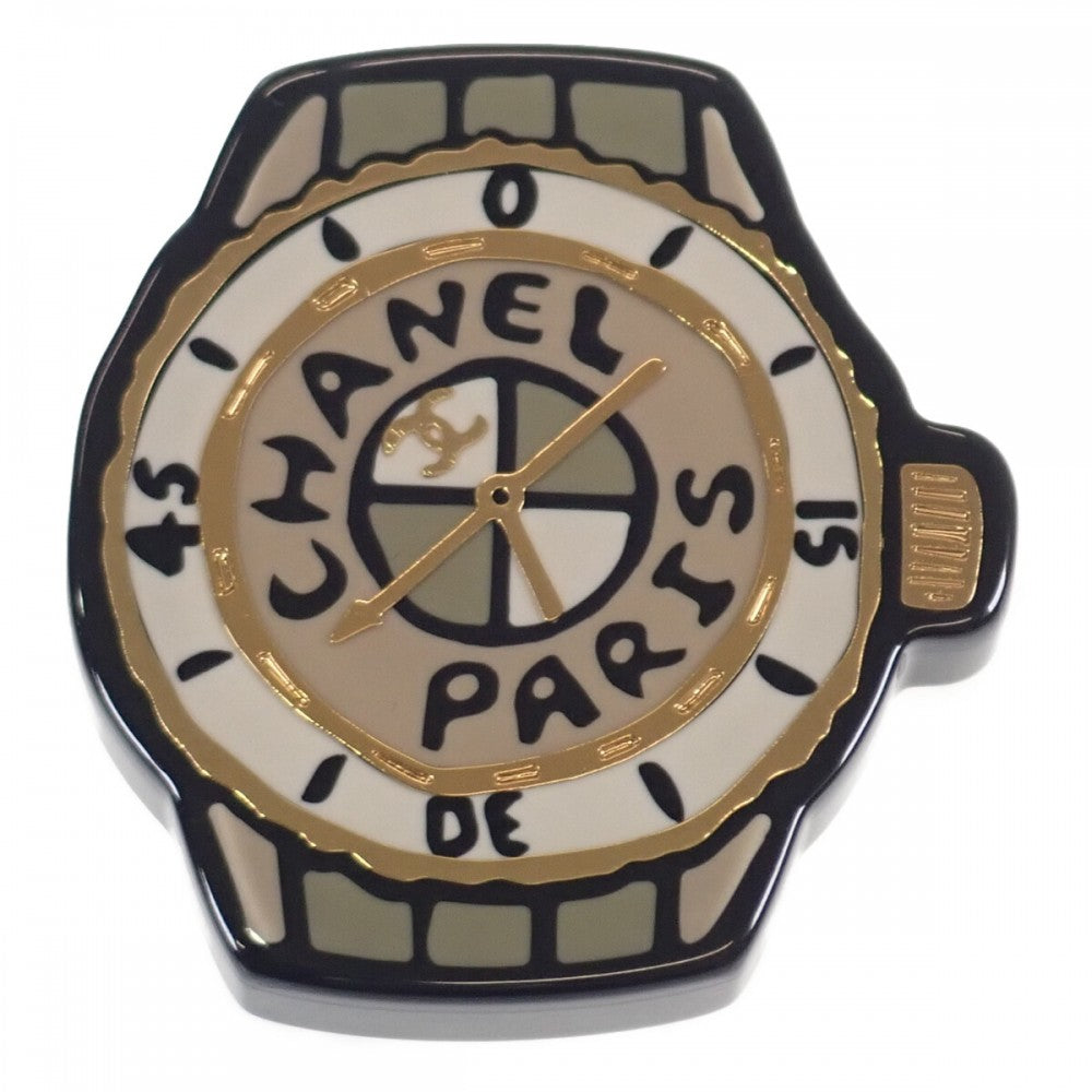 シャネル CHANEL ウォッチモチーフ ABB394B13569_NQ147 ブローチ メタル ゴールド レディース【中古】【Sランク】