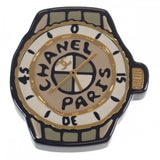 シャネル CHANEL ウォッチモチーフ ABB394B13569_NQ147 ブローチ メタル ゴールド レディース【中古】【Sランク】