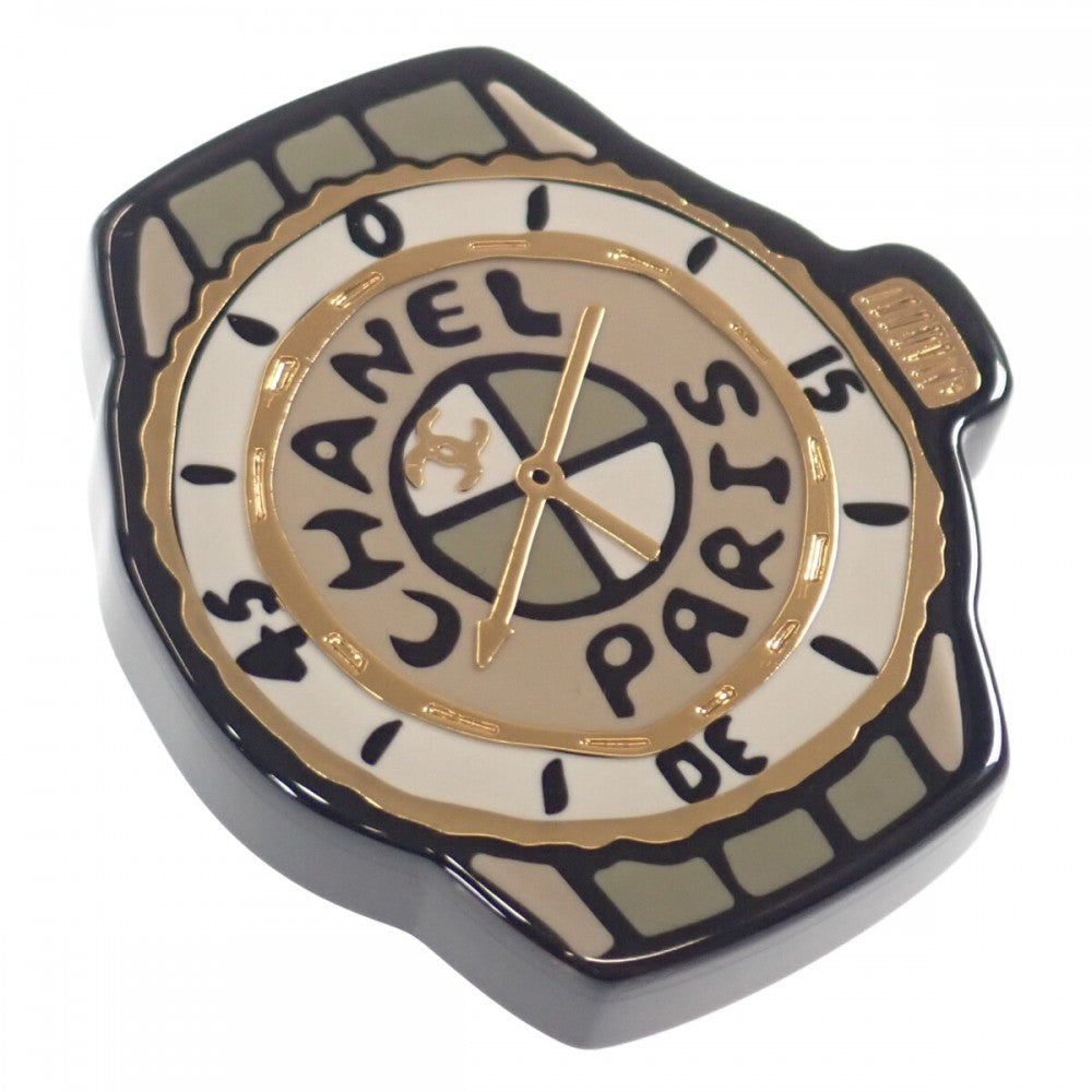 シャネル CHANEL ウォッチモチーフ ABB394B13569_NQ147 ブローチ メタル ゴールド レディース【中古】【Sランク】