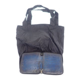 ベルルッティ Berluti カリグラフィ エコバッグ レザー ナイロン ブルー ブラック メンズ【中古】【ABランク】