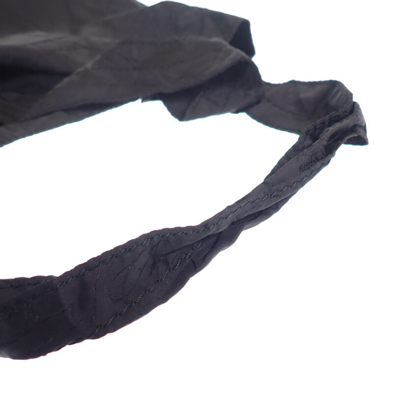 ベルルッティ Berluti カリグラフィ エコバッグ レザー ナイロン ブルー ブラック メンズ【中古】【ABランク】