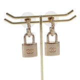 シャネル CHANEL カデナ 南京錠 AB5936 ピアス メタル ゴールド レディース【中古】【ABランク】