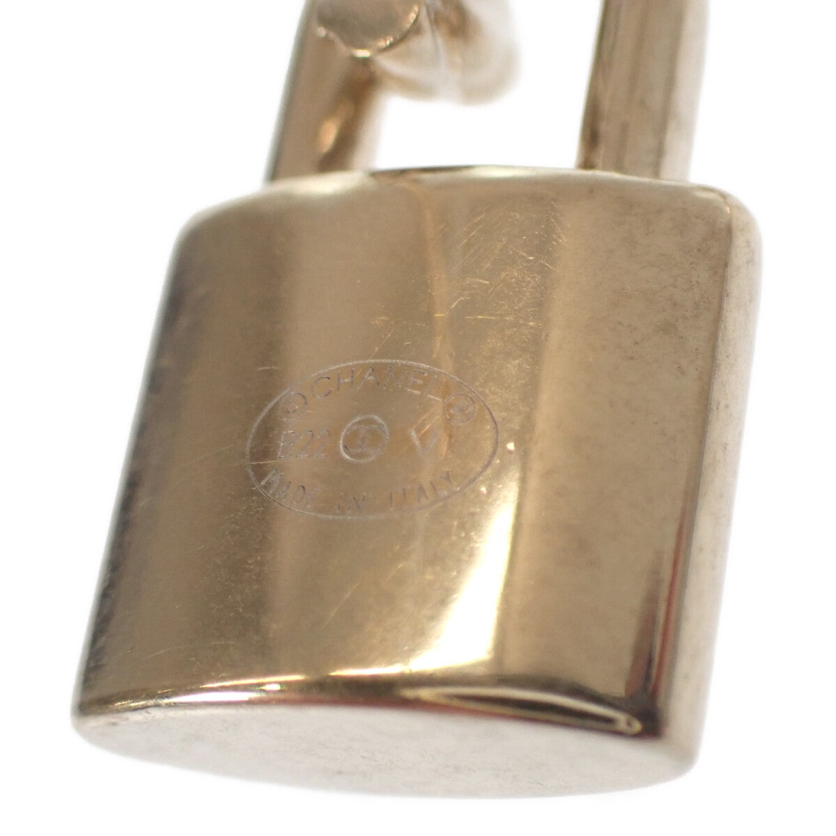 シャネル CHANEL カデナ 南京錠 AB5936 ピアス メタル ゴールド レディース【中古】【ABランク】