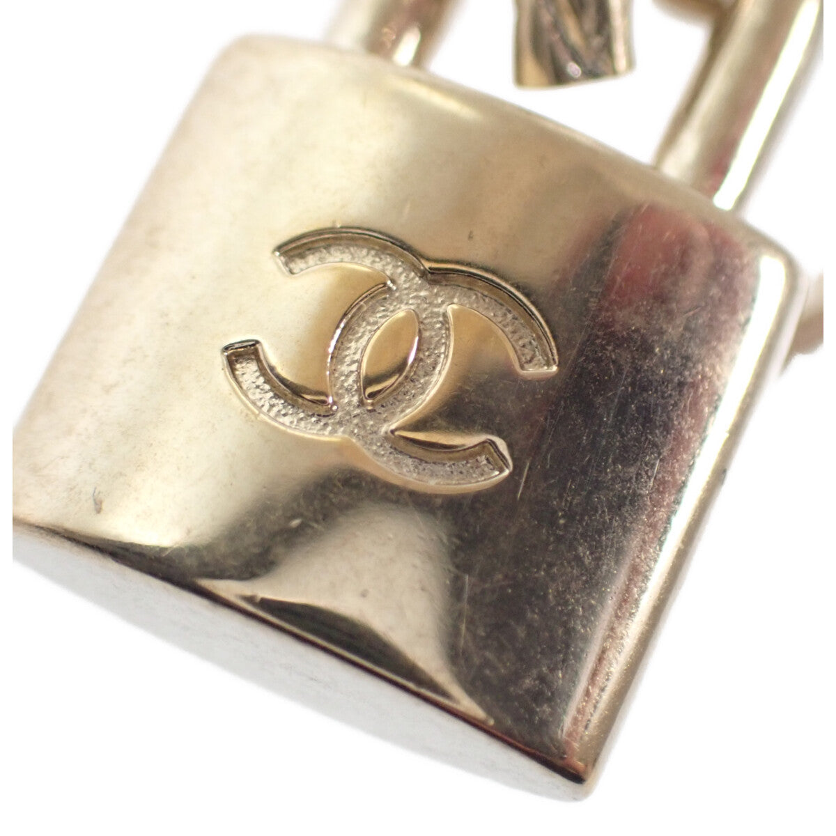 シャネル CHANEL カデナ 南京錠 AB5936 ピアス メタル ゴールド レディース【中古】【ABランク】