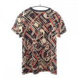 エルメス HERMES 無秩序 エ シェーヌ 38 H3H4619DX0234 半袖Tシャツ コットン ブラック メンズ レディース【中古】【Aランク】