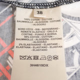 エルメス HERMES 無秩序 エ シェーヌ 38 H3H4619DX0234 半袖Tシャツ コットン ブラック メンズ レディース【中古】【Aランク】